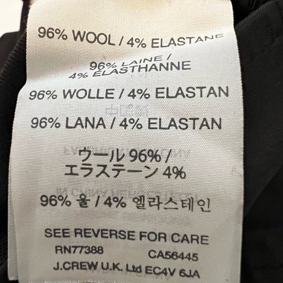 J Crew Preston Italian Wool pant - Picture 5 of 5